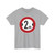 Zeichen 264 - Verbot für Fahrzeuge über angegebene Breite einschließlich Ladung StVO 1992 (Germany) (Road Sign) T-Shirt