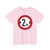 Zeichen 264 - Verbot für Fahrzeuge über angegebene Breite einschließlich Ladung StVO 1992 (Germany) (Road Sign) T-Shirt
