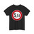 Zeichen 262-55 - Verbot für Fahrzeuge über angegebene tatsächliche Masse StVO 2017 (Germany) (Road Sign) T-Shirt