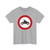 Zeichen 255 - Verbot für Krafträder auch mit Beiwagen Kleinkrafträder und Mofas StVO 1970 (Germany) (Road Sign) T-Shirt