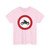 Zeichen 255 - Verbot für Krafträder auch mit Beiwagen Kleinkrafträder und Mofas StVO 1970 (Germany) (Road Sign) T-Shirt