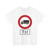 Zeichen 253 - Verbot für Kraftfahrzeuge mit einem zulässigen Gesamtgewicht über 75t StVO 1992 (Germany) (Road Sign) T-Shirt
