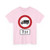 Zeichen 253 - Verbot für Kraftfahrzeuge mit einem zulässigen Gesamtgewicht über 75t StVO 1992 (Germany) (Road Sign) T-Shirt