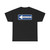 Zeichen 220 - Einbahnstraße linksweisend StVO 1970 (Germany) (Road Sign) T-Shirt