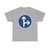 Zeichen 214-20 - Vorgeschriebene Fahrtrichtung geradeaus und rechts StVO 1992 (Germany) (Road Sign) T-Shirt