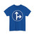 Zeichen 214-20 - Vorgeschriebene Fahrtrichtung geradeaus und rechts StVO 1992 (Germany) (Road Sign) T-Shirt