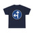 Zeichen 214-10 - Vorgeschriebene Fahrtrichtung geradeaus und links StVO 1992 (Germany) (Road Sign) T-Shirt