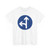 Zeichen 214-10 - Vorgeschriebene Fahrtrichtung geradeaus und links StVO 1992 (Germany) (Road Sign) T-Shirt