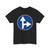 Zeichen 214 - Vorgeschriebene Fahrtrichtung geradeaus und rechts StVO 1970 (Germany) (Road Sign) T-Shirt