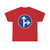 Zeichen 214 - Vorgeschriebene Fahrtrichtung Geradeaus oder rechts StVO 2017 (Germany) (Road Sign) T-Shirt