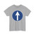 Zeichen 213 - Vorgeschriebene Fahrtrichtung geradeaus StVO 1970 (Germany) (Road Sign) T-Shirt
