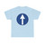 Zeichen 213 - Vorgeschriebene Fahrtrichtung geradeaus StVO 1970 (Germany) (Road Sign) T-Shirt
