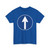 Zeichen 213 - Vorgeschriebene Fahrtrichtung geradeaus StVO 1970 (Germany) (Road Sign) T-Shirt