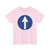 Zeichen 213 - Vorgeschriebene Fahrtrichtung geradeaus StVO 1970 (Germany) (Road Sign) T-Shirt