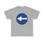 Zeichen 212 - Vorgeschriebene Fahrtrichtung hier links StVO 1970 (Germany) (Road Sign) T-Shirt