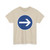 Zeichen 211 - Vorgeschriebene Fahrtrichtung hier rechts StVO 2017 (Germany) (Road Sign) T-Shirt