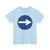Zeichen 211 - Vorgeschriebene Fahrtrichtung hier rechts StVO 1970 (Germany) (Road Sign) T-Shirt