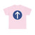 Zeichen 209-30 - Vorgeschriebene Fahrtrichtung Geradeaus StVO 2017 (Germany) (Road Sign) T-Shirt