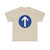 Zeichen 209-30 - Vorgeschriebene Fahrtrichtung Geradeaus StVO 2017 (Germany) (Road Sign) T-Shirt