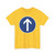 Zeichen 209-30 - Vorgeschriebene Fahrtrichtung Geradeaus StVO 2017 (Germany) (Road Sign) T-Shirt