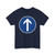 Zeichen 209-30 - Vorgeschriebene Fahrtrichtung Geradeaus StVO 2017 (Germany) (Road Sign) T-Shirt