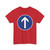 Zeichen 209-30 - Vorgeschriebene Fahrtrichtung Geradeaus StVO 2017 (Germany) (Road Sign) T-Shirt