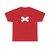 Zeichen 202 - Andreaskreuz mit Blitzpfeil. Dem Schienenverkehr Vorrang gewähren StVO 1970 (Germany) (Road Sign) T-Shirt