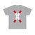 Zeichen 202  Andreaskreuz mit Blitzpfeil. Dem Schienenverkehr Vorrang gewähren StVO 1970 (Germany) (Road Sign) T-Shirt