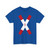 Zeichen 202  Andreaskreuz mit Blitzpfeil. Dem Schienenverkehr Vorrang gewähren StVO 1970 (Germany) (Road Sign) T-Shirt