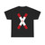 Zeichen 201-51 - Andreaskreuz stehend mit Blitzpfeil StVO 1992 (Germany) (Road Sign) T-Shirt