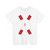 Zeichen 201-51 - Andreaskreuz stehend mit Blitzpfeil StVO 1992 (Germany) (Road Sign) T-Shirt