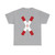 Zeichen 201-51 - Andreaskreuz stehend mit Blitzpfeil StVO 1992 (Germany) (Road Sign) T-Shirt