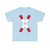 Zeichen 201-51 - Andreaskreuz stehend mit Blitzpfeil StVO 1992 (Germany) (Road Sign) T-Shirt