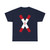 Zeichen 201-51 - Andreaskreuz stehend mit Blitzpfeil StVO 1992 (Germany) (Road Sign) T-Shirt