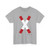 Zeichen 201-50  Andreaskreuz - Dem Schienenverkehr Vorrang gewähren StVO 1992 (Germany) (Road Sign) T-Shirt