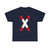 Zeichen 201-50  Andreaskreuz - Dem Schienenverkehr Vorrang gewähren StVO 1992 (Germany) (Road Sign) T-Shirt