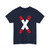 Zeichen 201-50  Andreaskreuz - Dem Schienenverkehr Vorrang gewähren StVO 1992 (Germany) (Road Sign) T-Shirt