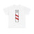 Zeichen 159-21 - zweistreifige Bake mit Entfernungsangabe Aufstellung links StVO 1992 (Germany) (Road Sign) T-Shirt