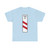 Zeichen 159-21 - zweistreifige Bake mit Entfernungsangabe Aufstellung links StVO 1992 (Germany) (Road Sign) T-Shirt