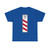 Zeichen 157-21 - dreistreifiger Bake mit Entfernungsangabe Aufstellung links StVO 1992 (Germany) (Road Sign) T-Shirt