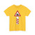 Zeichen 156-20 - Bahnübergang mit dreistreifiger Bake Aufstellung links StVO 2013 (Germany) (Road Sign) T-Shirt