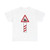 Zeichen 156 - Dreistreifige Bake rechts vor unbeschranktem Bahnübergang StVO 1992 (Germany) (Road Sign) T-Shirt