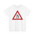 Zeichen 121-10 - einseitig rechts verengte Fahrbahn StVO 1992 (Germany) (Road Sign) T-Shirt