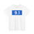 YUoldM9-1 (Yugoslavia) (Road Sign) T-Shirt