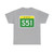 Xinjiang Expwy S51 sign no name (China) (Road Sign) T-Shirt
