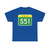 Xinjiang Expwy S51 sign no name (China) (Road Sign) T-Shirt