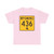 WY-436 (Wyoming) (Road Sign) T-Shirt