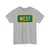 West plate small GSP (United States) (Road Sign) T-Shirt