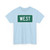 West plate green 1971 (United States) (Road Sign) T-Shirt