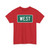 West plate green 1971 (United States) (Road Sign) T-Shirt
